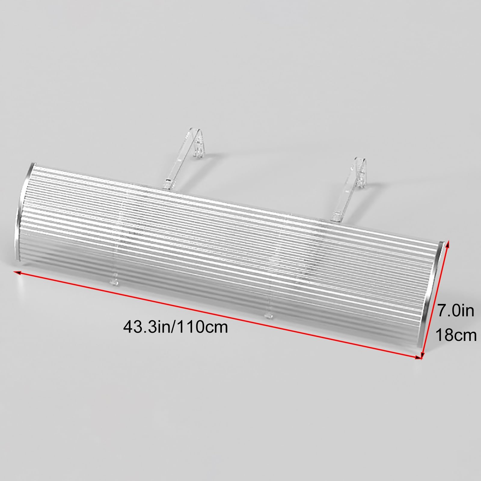 Deflector de aire acondicionado ajustable, deflectores antiviento para soplado directo, guía de viento para una mejor circulación del aire, para comodidad en verano e invierno.
