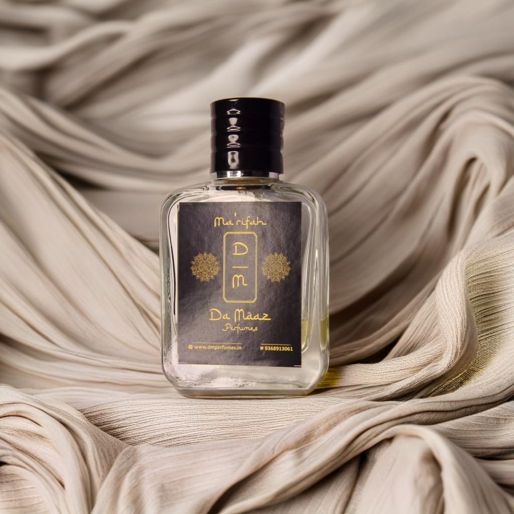 Da Maaz - Maarifah Perfume - Luxurious and Elegant Fragrance for Men and Women | Long-Lasting Scent Perfect for Any Occasion Da Maaz - Maarifah Perfume Attar Non-Alcoholic Bodyspray Long Lasting Attar For Men-image-47