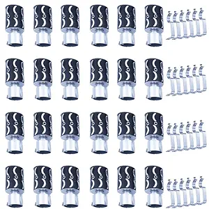 Jay Khodiyar Stainless Steel Curtain Bracket Set of 12 (24 Piece) Curtain finials/Curtain Accessories/Curtain Fittings Curtain Bracket