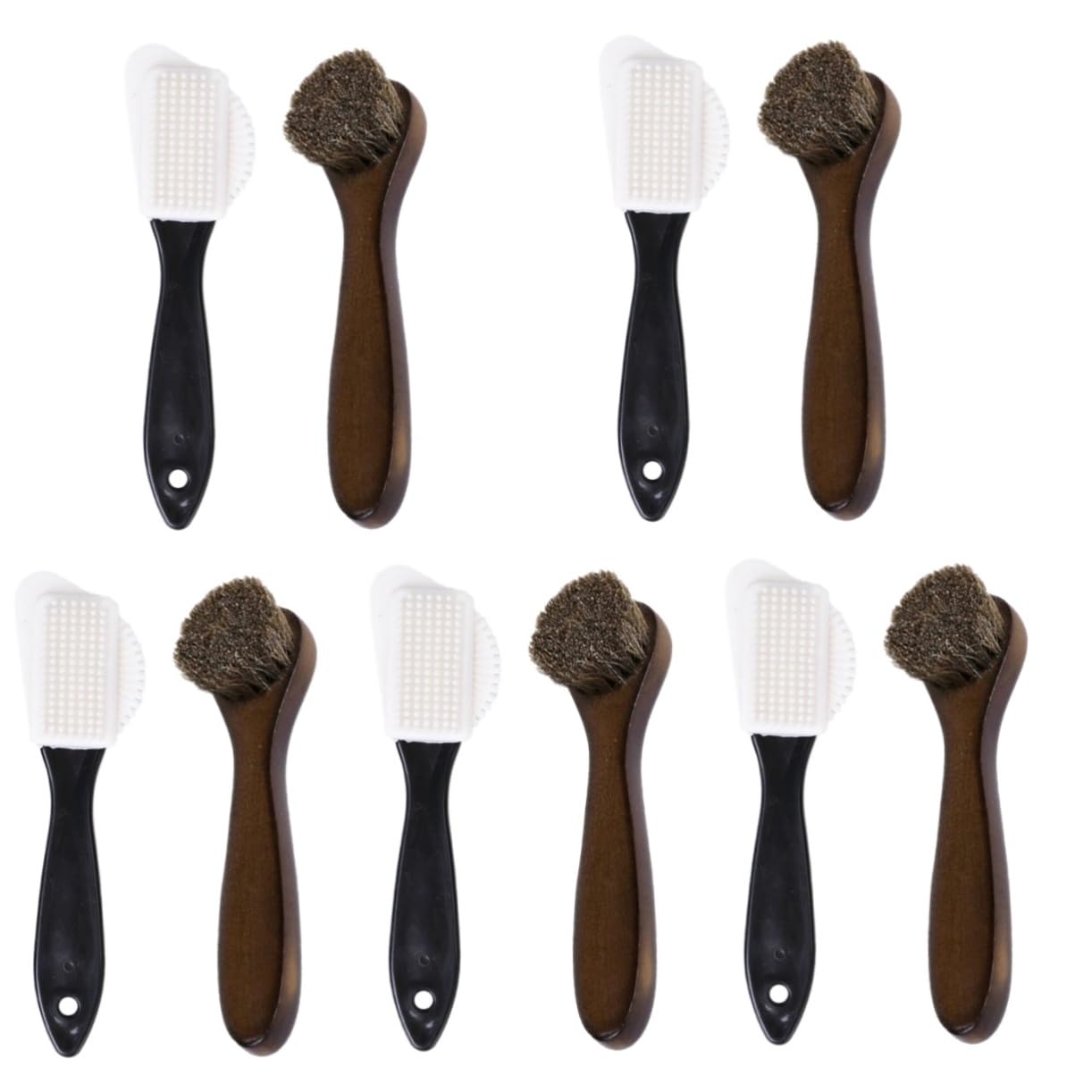 BESPORTBLE 5 Ensembles Brosse À Chaussures en Poils Brosse À Chaussures Nettoyeur À À Cirer De Nettoyage pour pour Nettoyer Le Dessous 2 pièces * 5