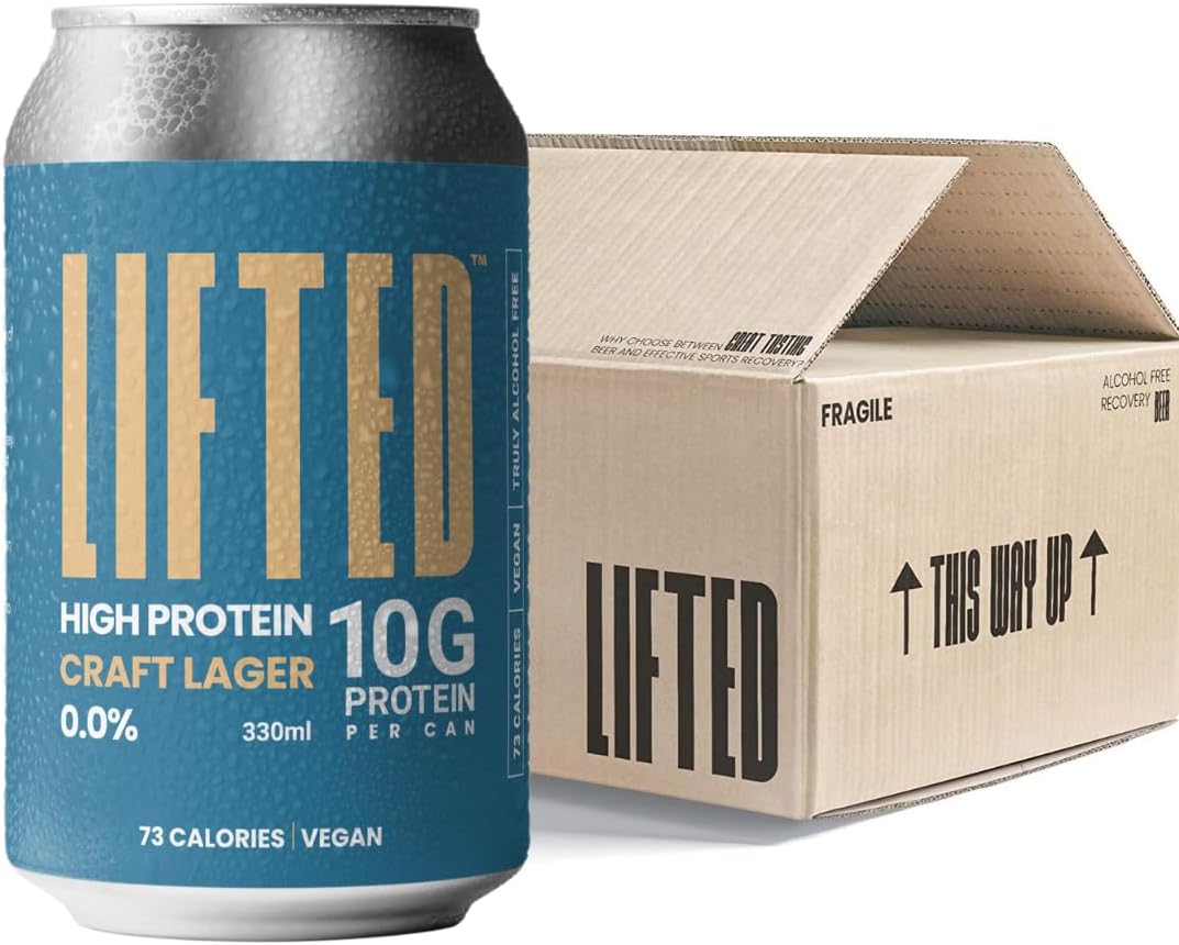 Lifted Alcohol Free Beer High Protein Drink Non Alcoholic Beer with