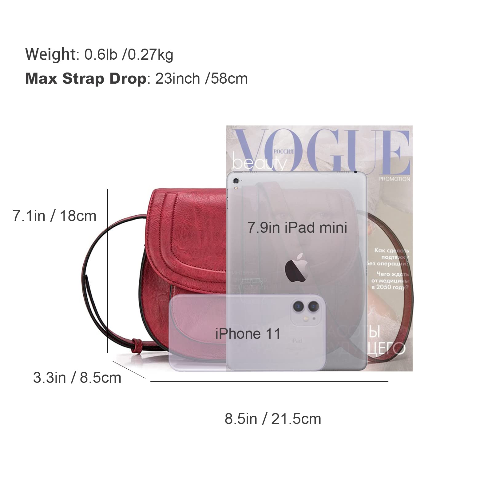 AFKOMST Borse a tracolla Donna PU Pelle borsa messenger donna Sera Pochette Viaggio Sacchetto Borsello Borsa a mano Borsa per donna
