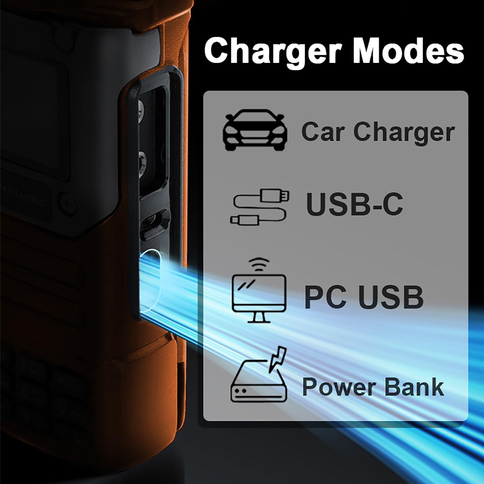 Amazon.com: Quansheng UV-K5(8) Radio USB-C Charging Cable
