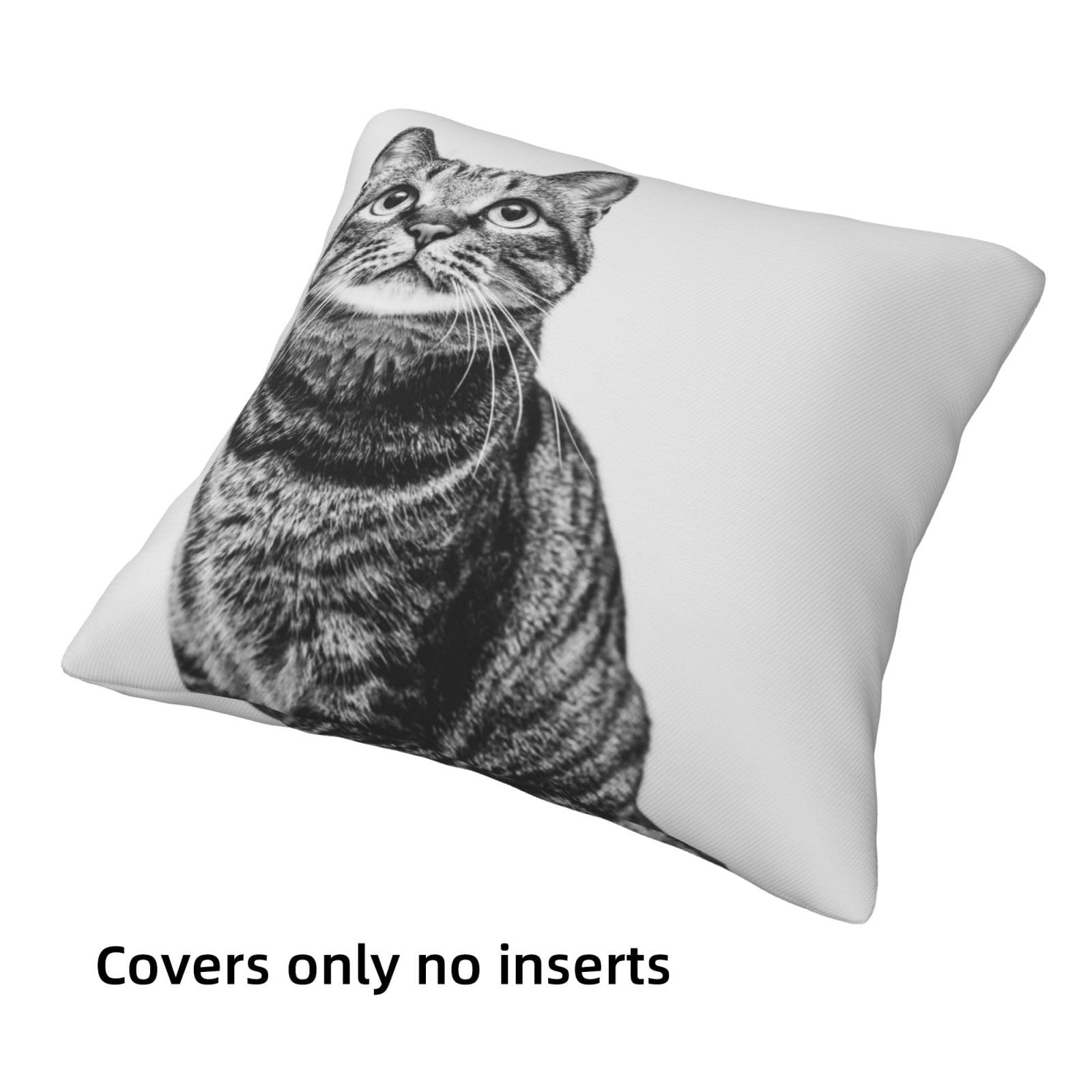 Fundas de Cojines Juego de 4 60x60cm Funda Cojin Felpa Corto Animales Cojines Decoracion Perros Fundas de Cojín Cuadradas Impresión Doble Cara con Cremallera Oculta,para Sofá Decoración Hogar24x24in
