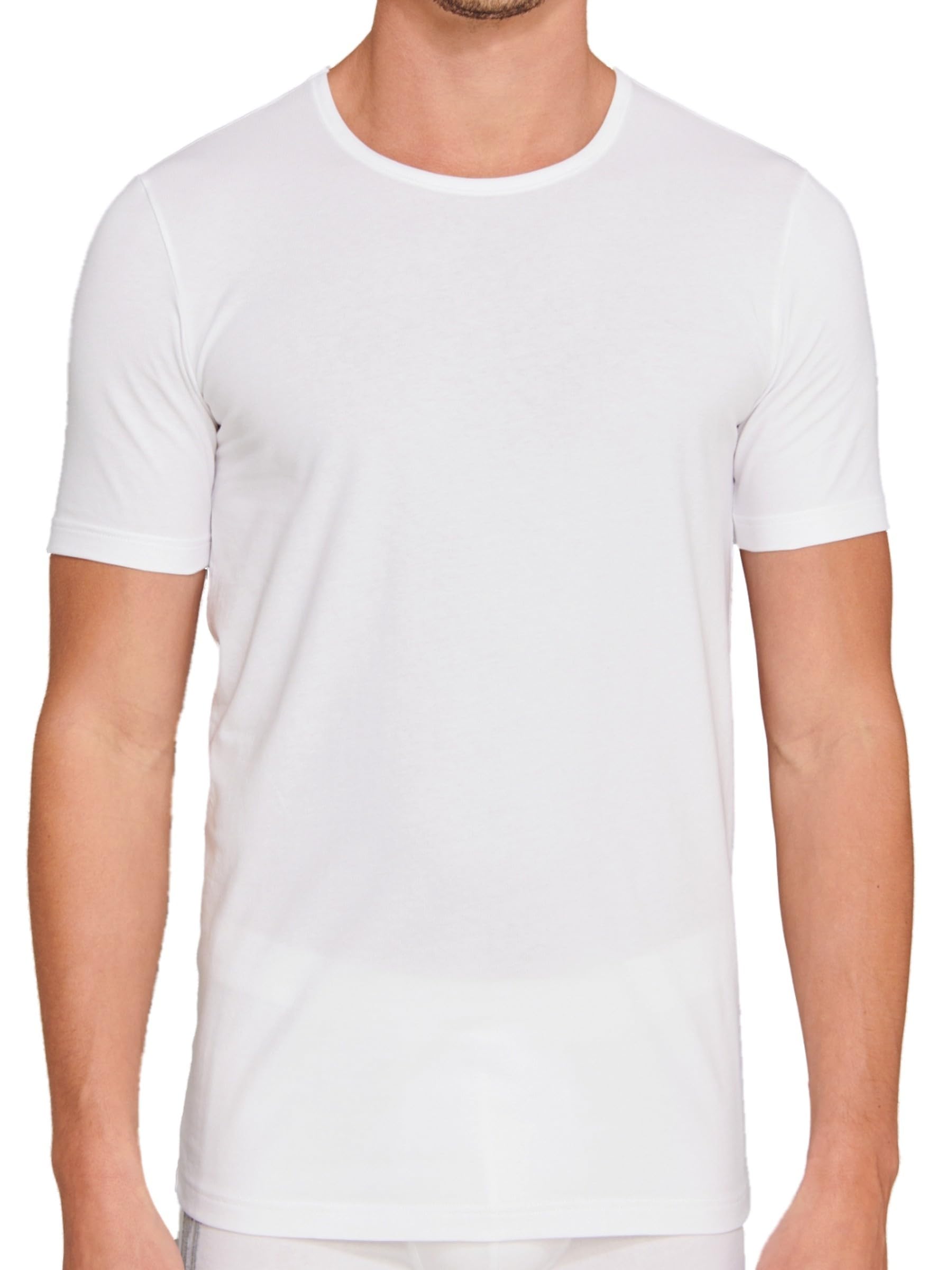 Schiesser Bielizna Mężczyźni 95/5 Organic Cotton Unterhemd Rundhals