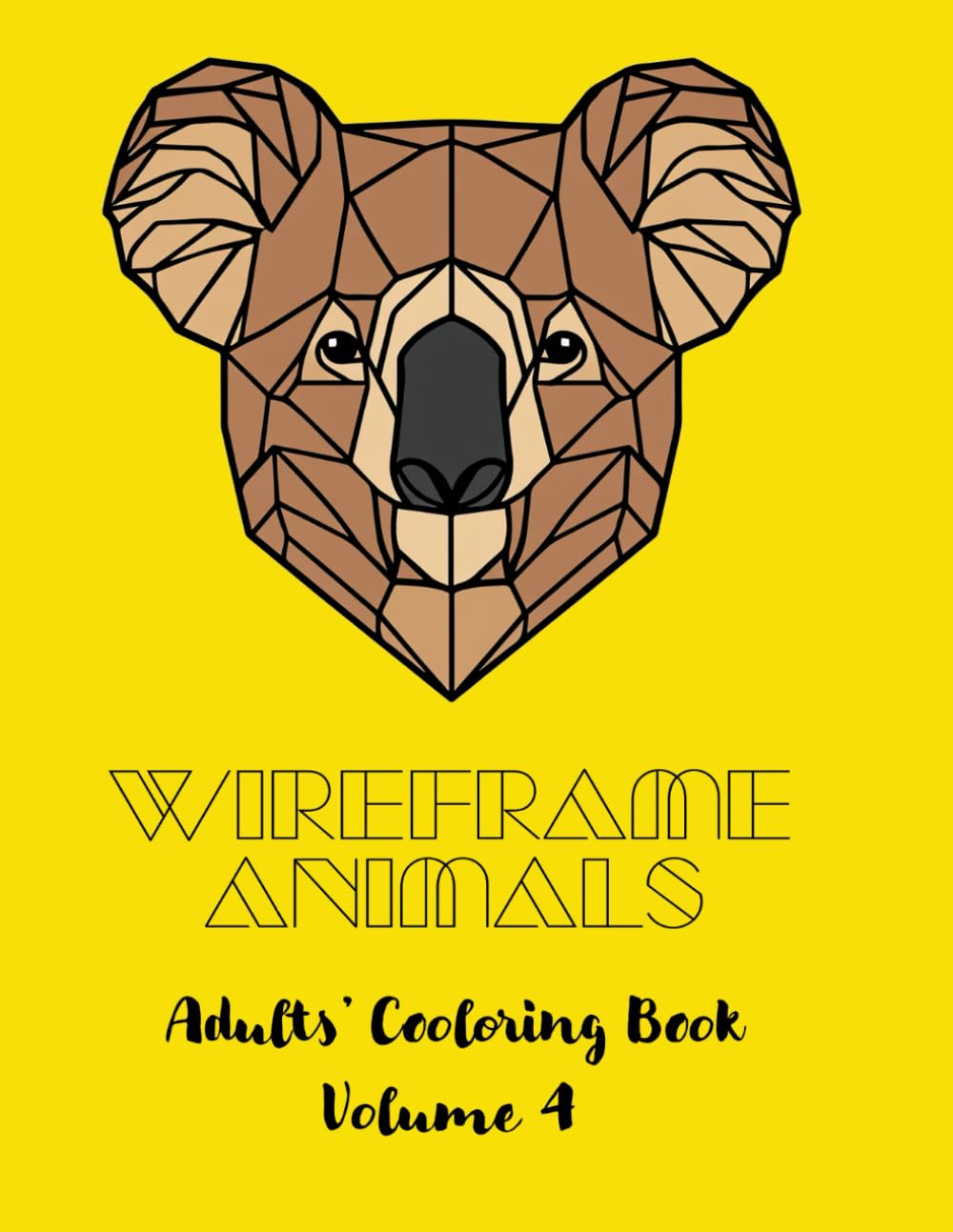 WIRE-FRAME ANIMALS ADULTS' COLORING BOOK: VOLUME 4