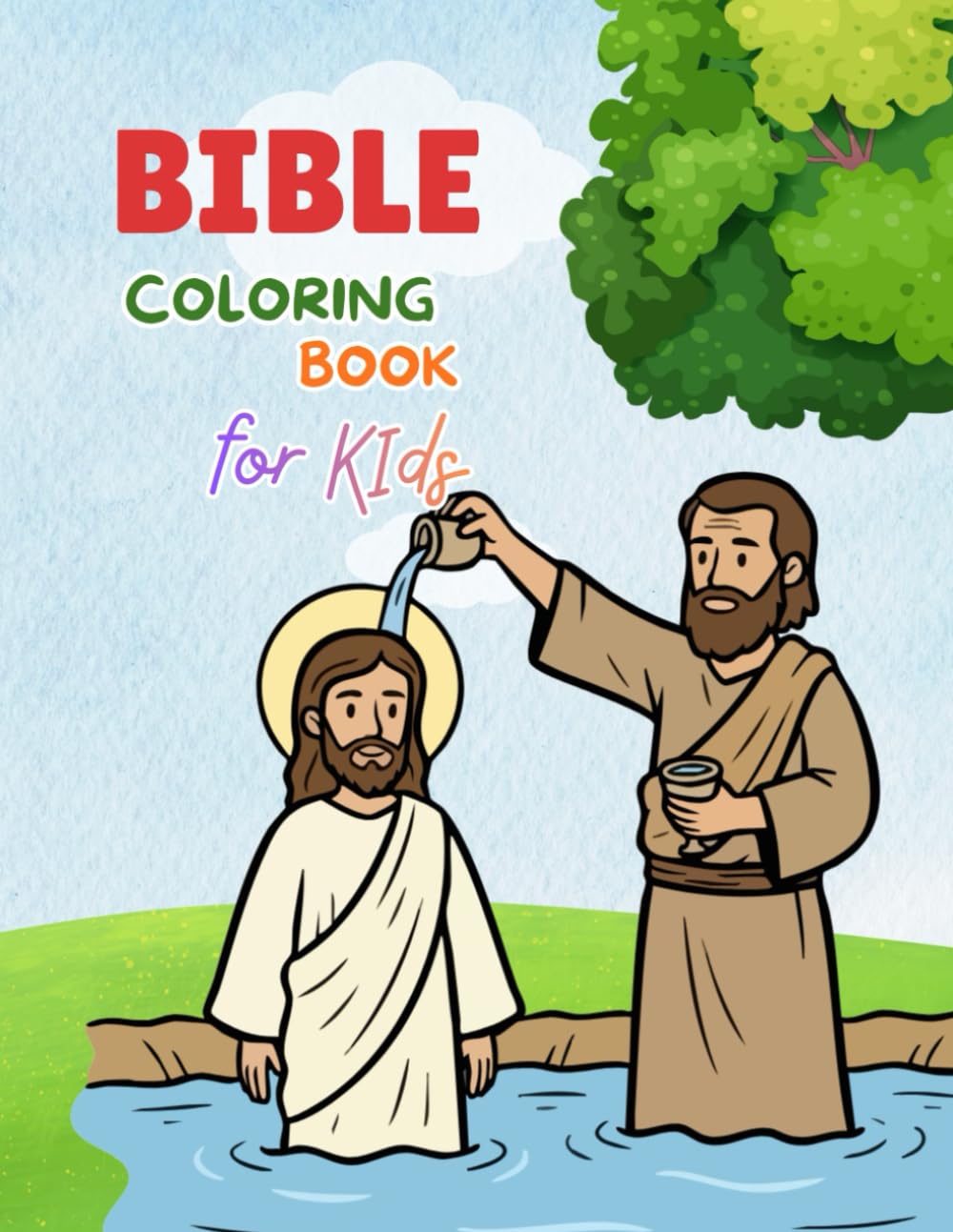 Bible Characters Coloring Book for Kids: Faith-Inspired Coloring Pages Featuring Biblical Characters