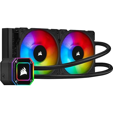 Corsair iCUE H100i Elite Capellix Liquid Cooler ‎CW-9060046 (Renewed) for Radiator