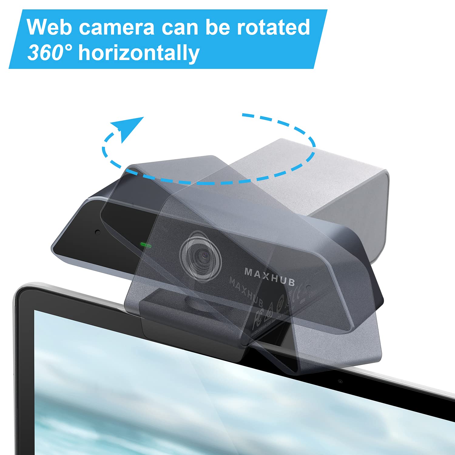 MAXHUB Kamera internetowa UC W20 4K z 80 stopni FOV