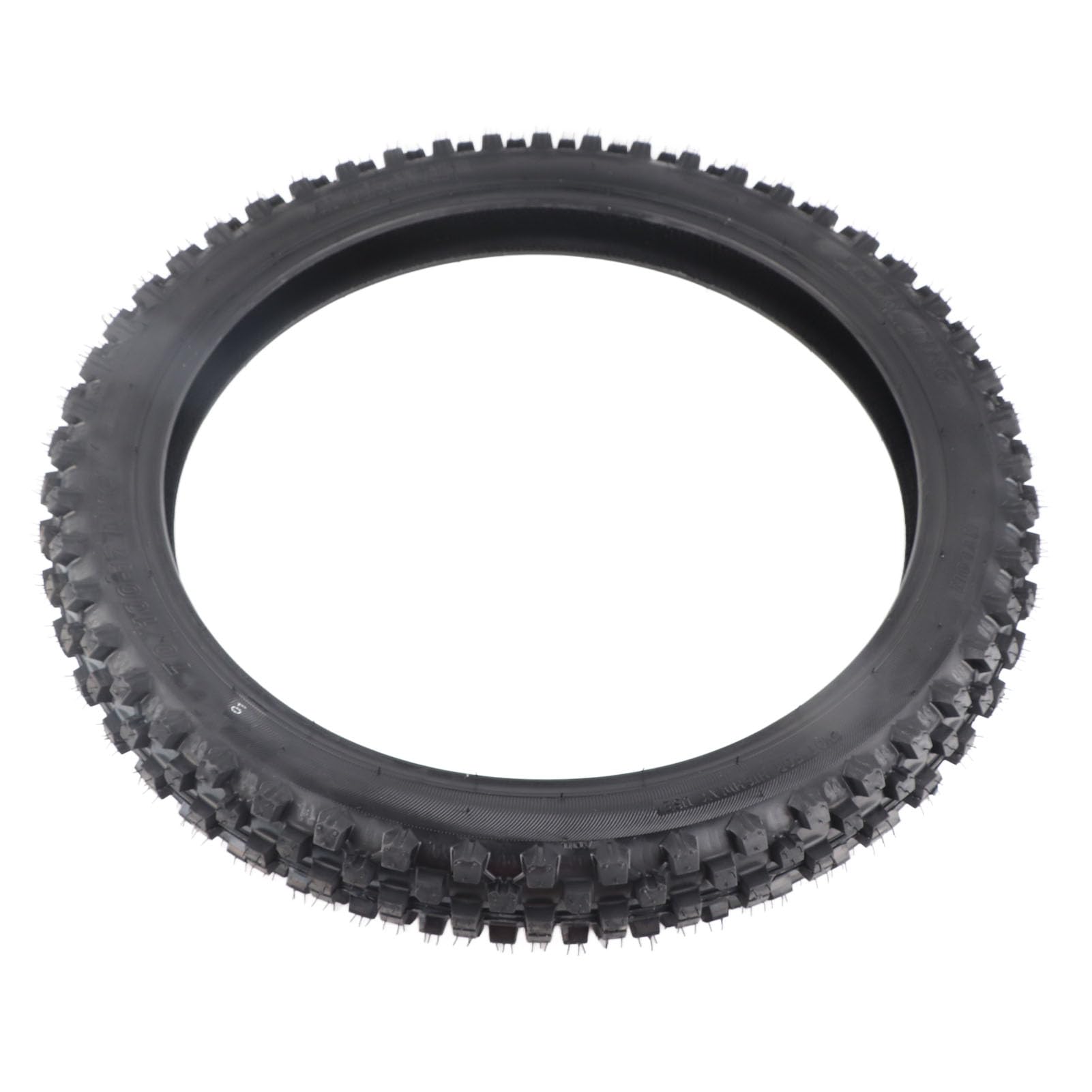 Dioche Kit de Cámara de Aire y Neumático de Goma de 70/100-17 Pulgadas para Bicicleta Pit Pro Trail y MX Enduro