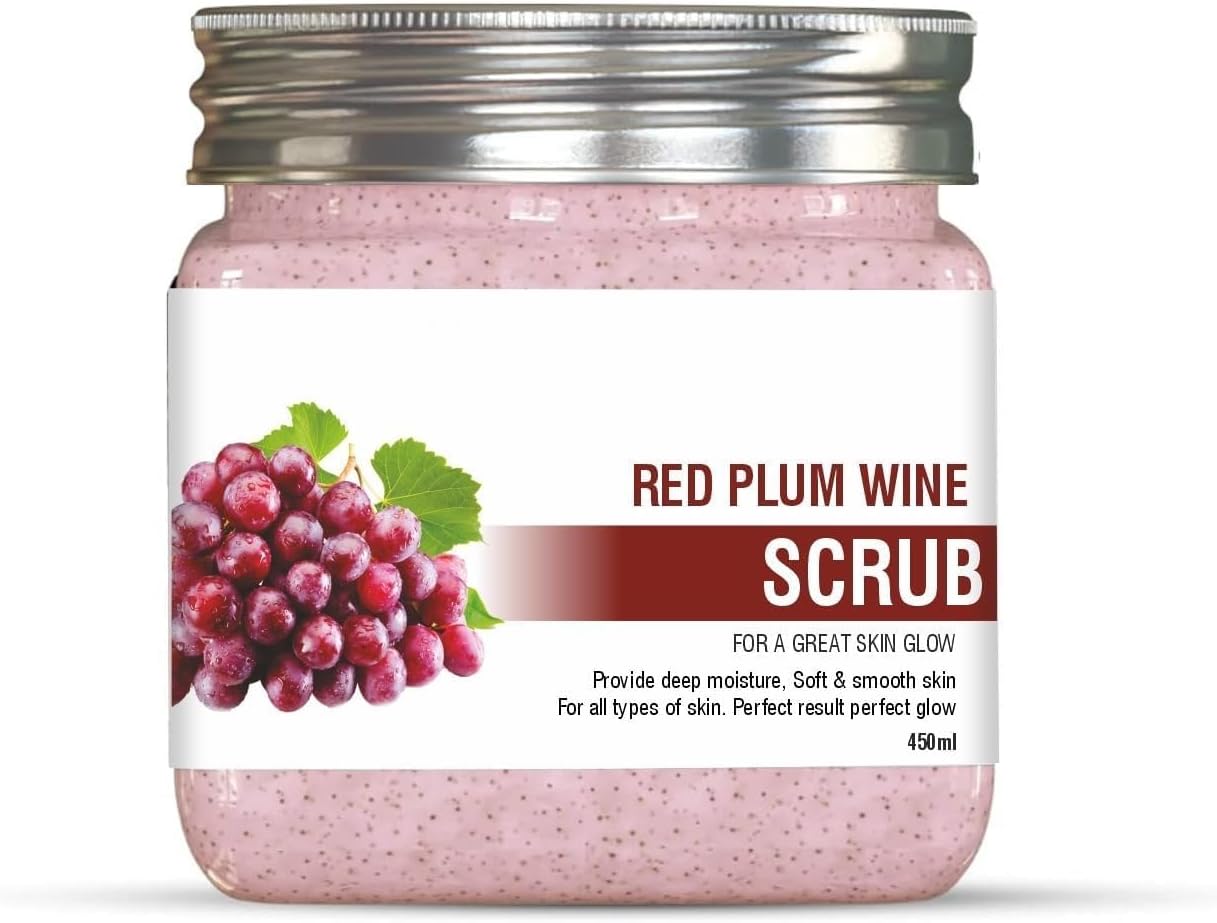 KR R.ed Pl.um Wi.ne Scr.ub | So.ft & S.mo.oth Sk.in 450ml