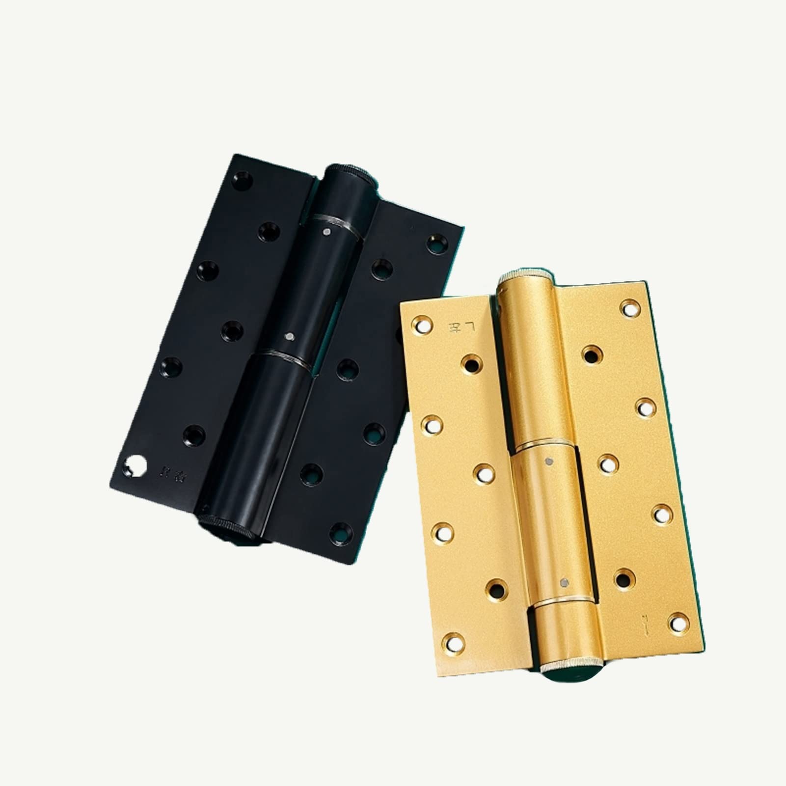 Hinge, Invisible Hydraulic Door Automatic Closing Buffer Damping Hidden Spring(Yh6002-gold-2pcpack)