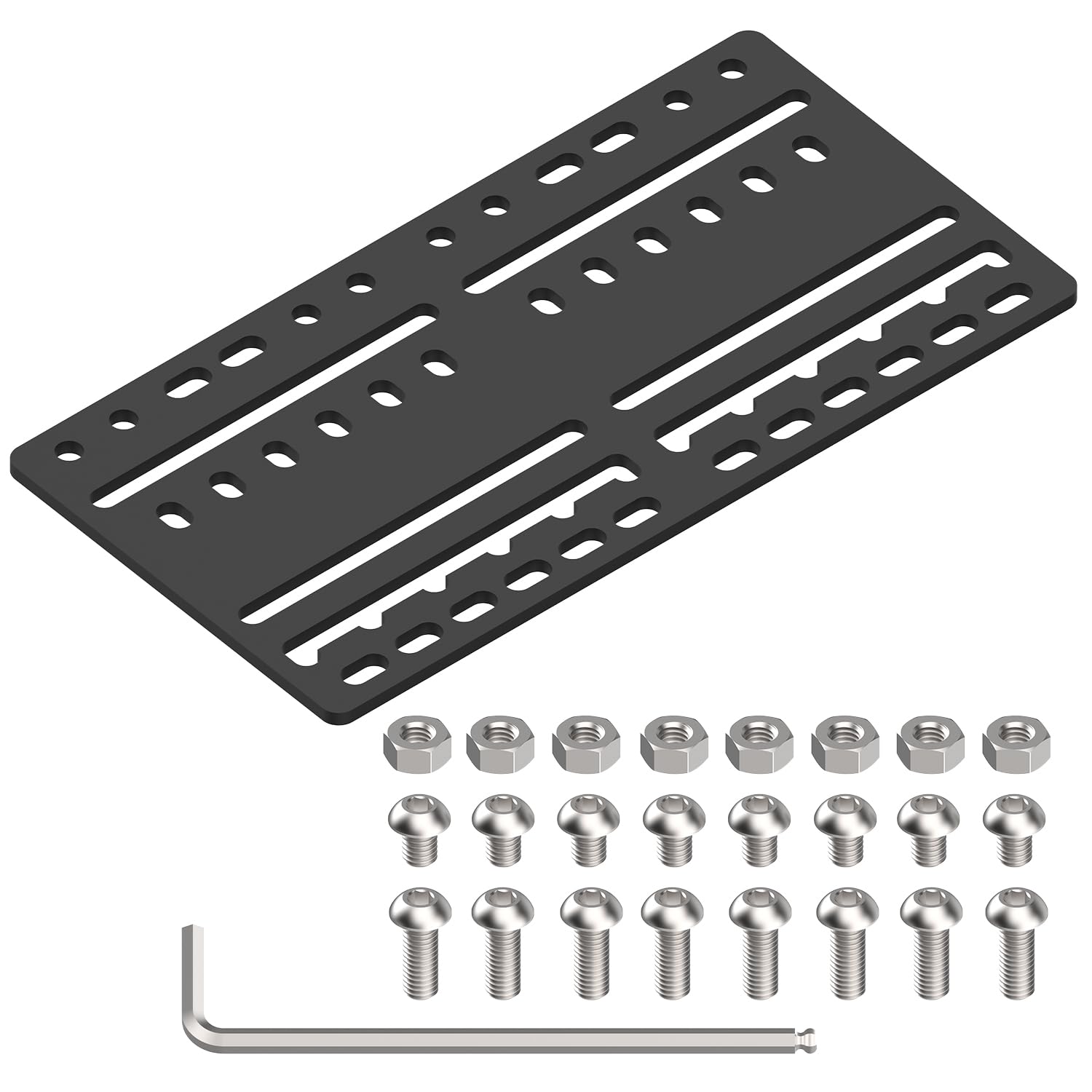 JOYORAN Universal Cockpit Desk Installation Bracket Plate for Sim Racing Suitable for Logitech Driving Force Shifter Thrustmaster TH8A