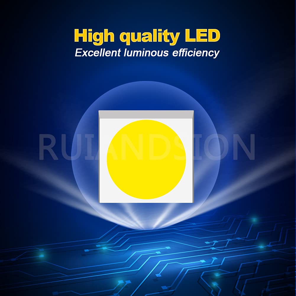 Ruiandsion H11B - Lampadine a LED per fendinebbia, 10-30 V, super luminose, 3030, 16SMD, per fendinebbia, colore: Bianco
