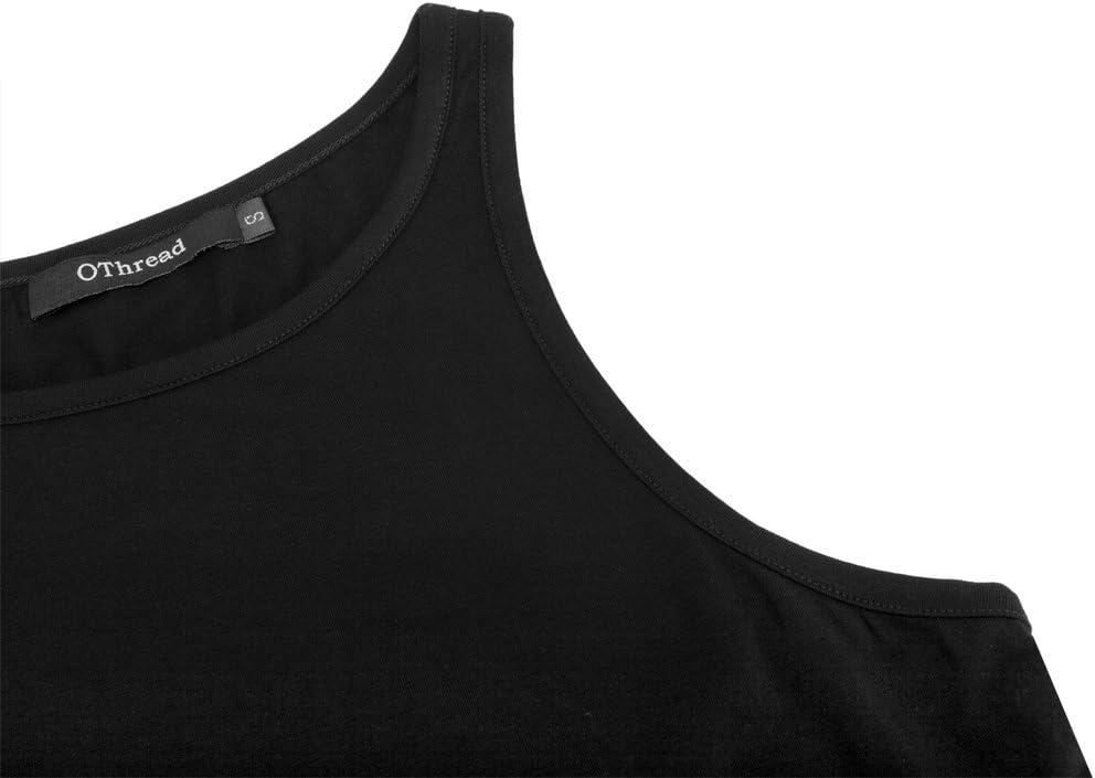OThread & Co. Women's Basic Crop Tops Stretchy Casual Crew Neck Sleeveless Crop Tank Top - Image 8