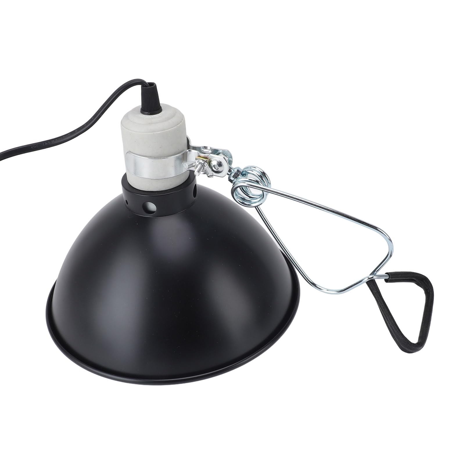 Hztyyier Paralume Riscaldante per Rettili 300W Luce UVA UVB per Lucertole Tartarughe Serpenti Realizzato in Alluminio e Acciaio Inossidabile (Spina europea 220 V)