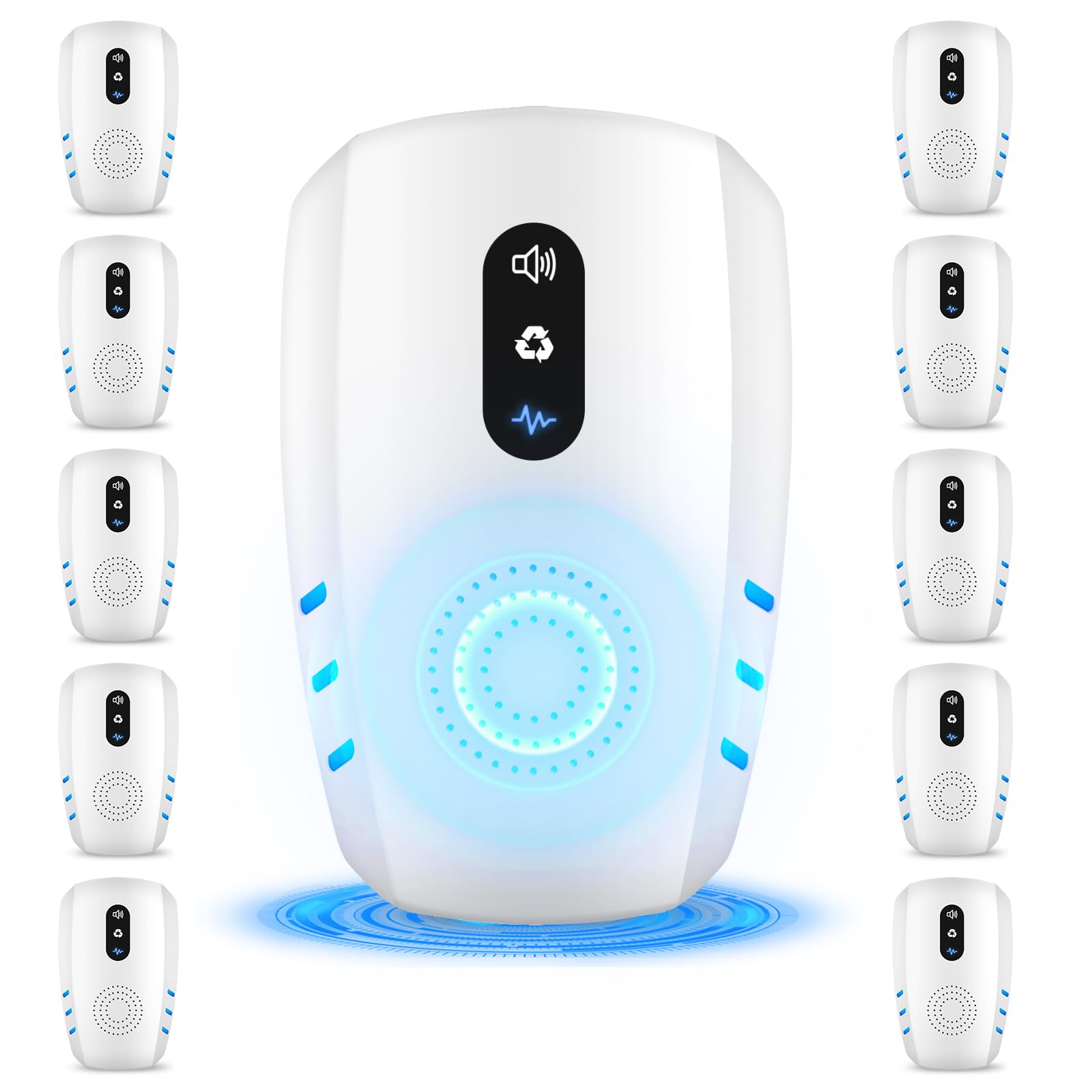 Cvtayn 2026 Upgraded Ultrasonic Pest Repellent 10-Pack