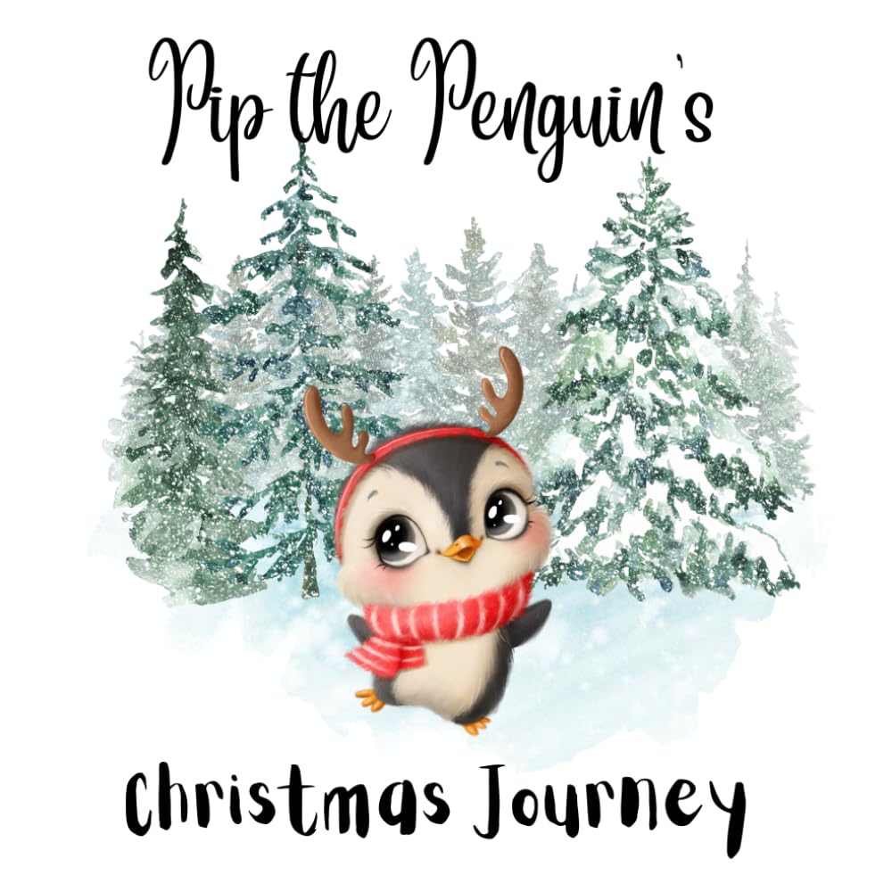 Pip the Penguins Christmas Journey: Story and Colouring Book