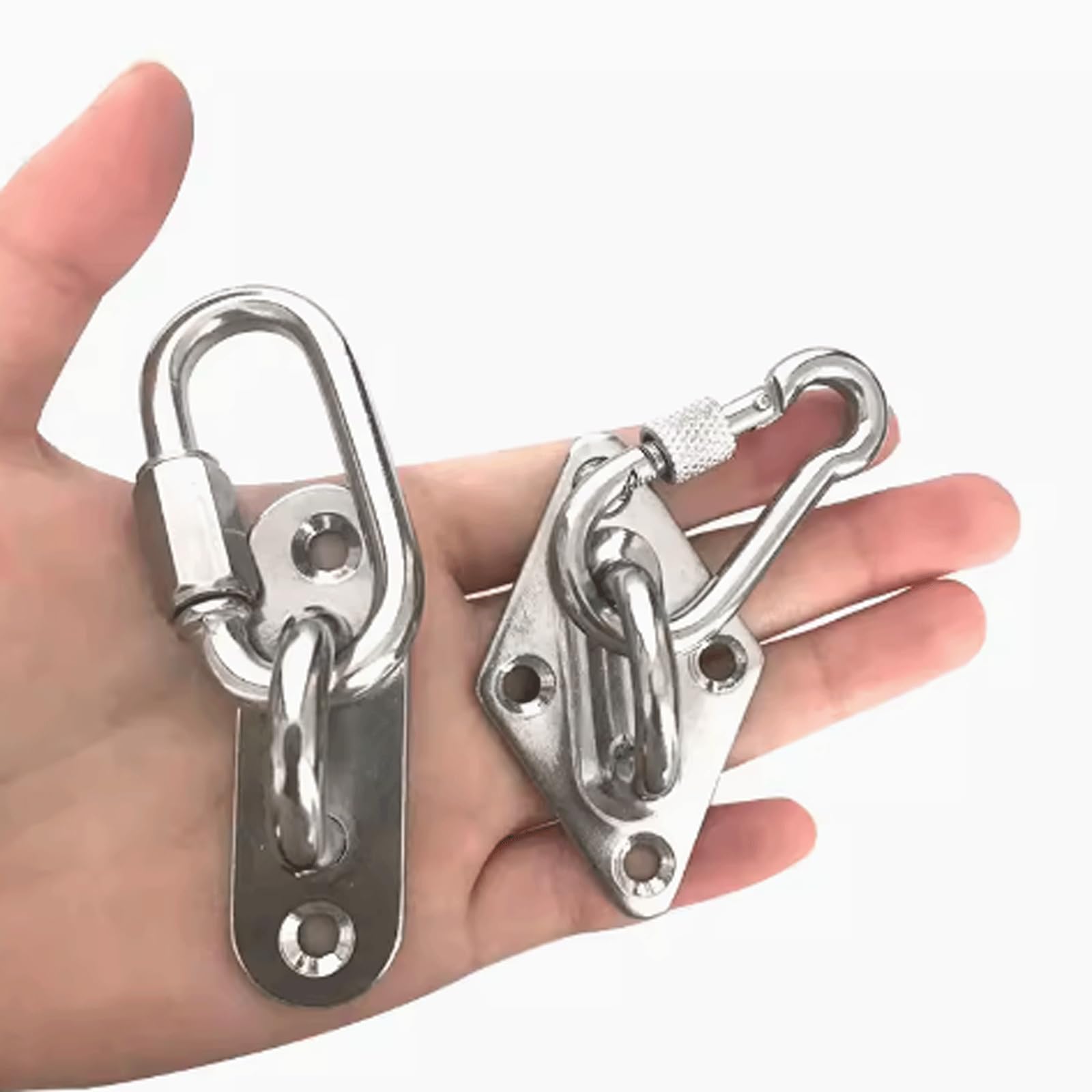 Set di ganci da parete resistenti per appendere sedie, sacchi di sabbia, amache aeree, staffa di carico sicura per sospensione