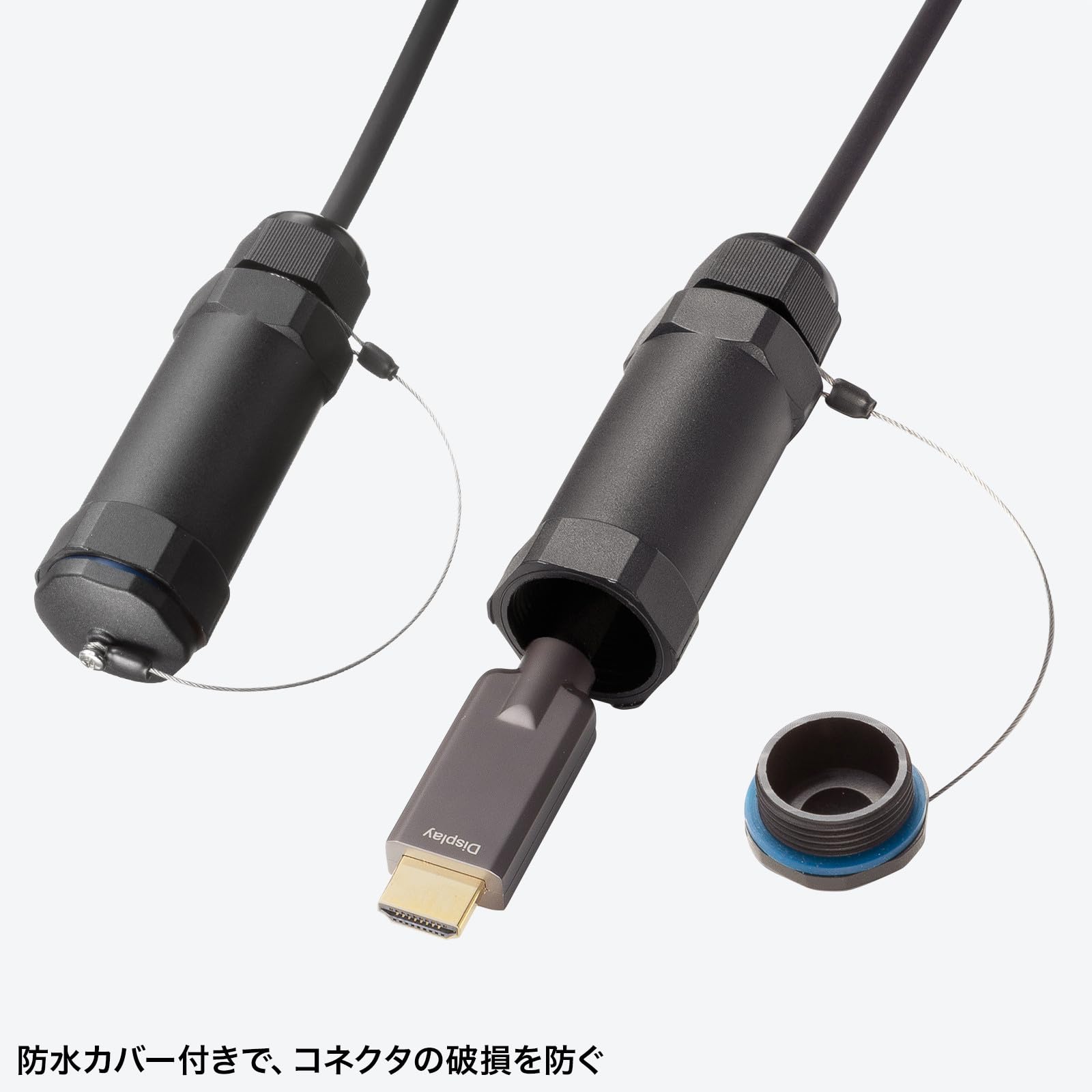 Amazon | サンワサプライ アーマードHDMIケーブル（20m） KM-HD20