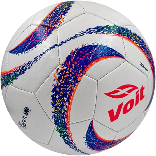 Miniatura 3 de Voit Balón de Fútbol N 5 Liga MX Apertura 2023 Tempest, BlancoAzulRosa ÚNICAMENTE USO REPARATIVO