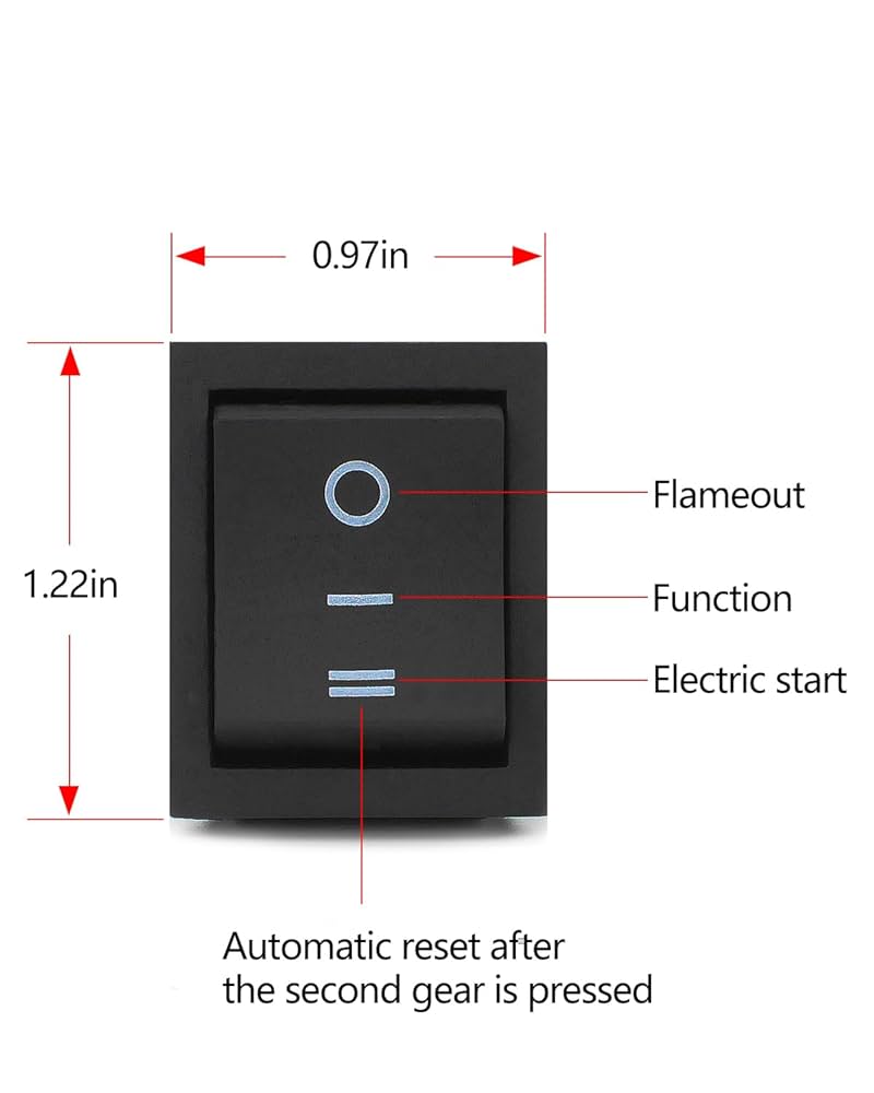 Amazon.com: （2-Pack for Compatible Start On Off Switch for