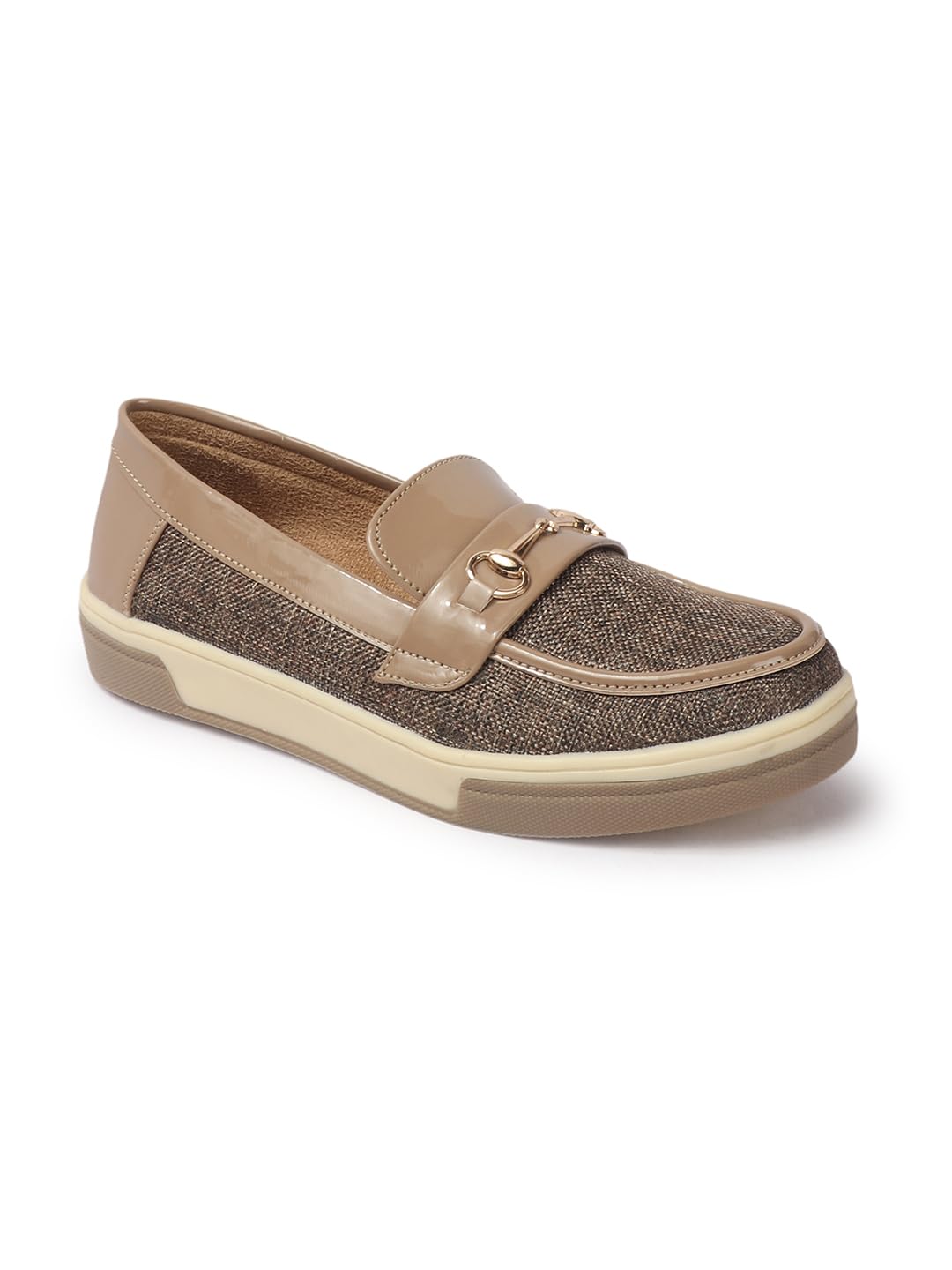 Women Comfortable Slip On Loafer| Stylish Fashion Shoes | Cushioned Footbed Finish | Comfortable & Stylish Flat | Style & All-Purpose | Formal Office,Party, Shoe-image-37