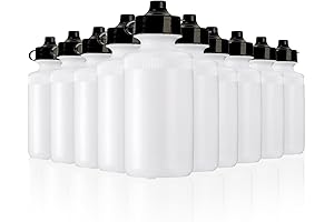 SOUJOY 10 Pack Sports Water Bottle for Bulk