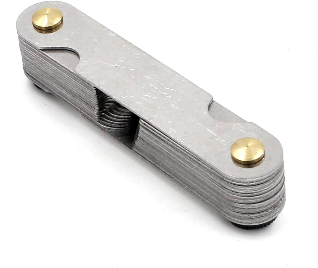 S/S Radius gage Fillet Gauge Blades set 34pcs R1-7mm Lock Device Metric Reading