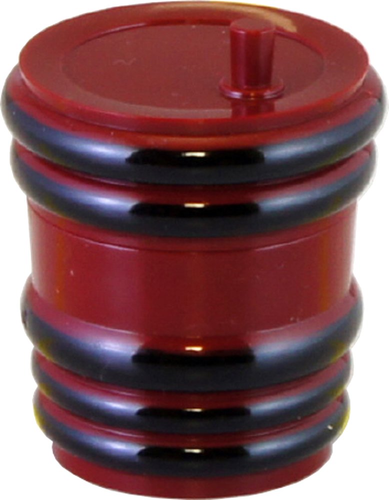 Fukui Craft 3-584-1 Shichimi Container, Made in Japan, Barrel, Red