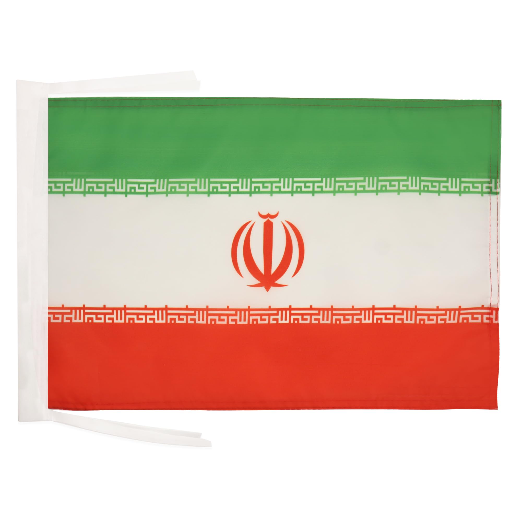 AZ FLAG Iran Flag 18'' x 12'' cords - Iranian - Persian SMALL flags 30 x 45cm - Banner 18x12 in