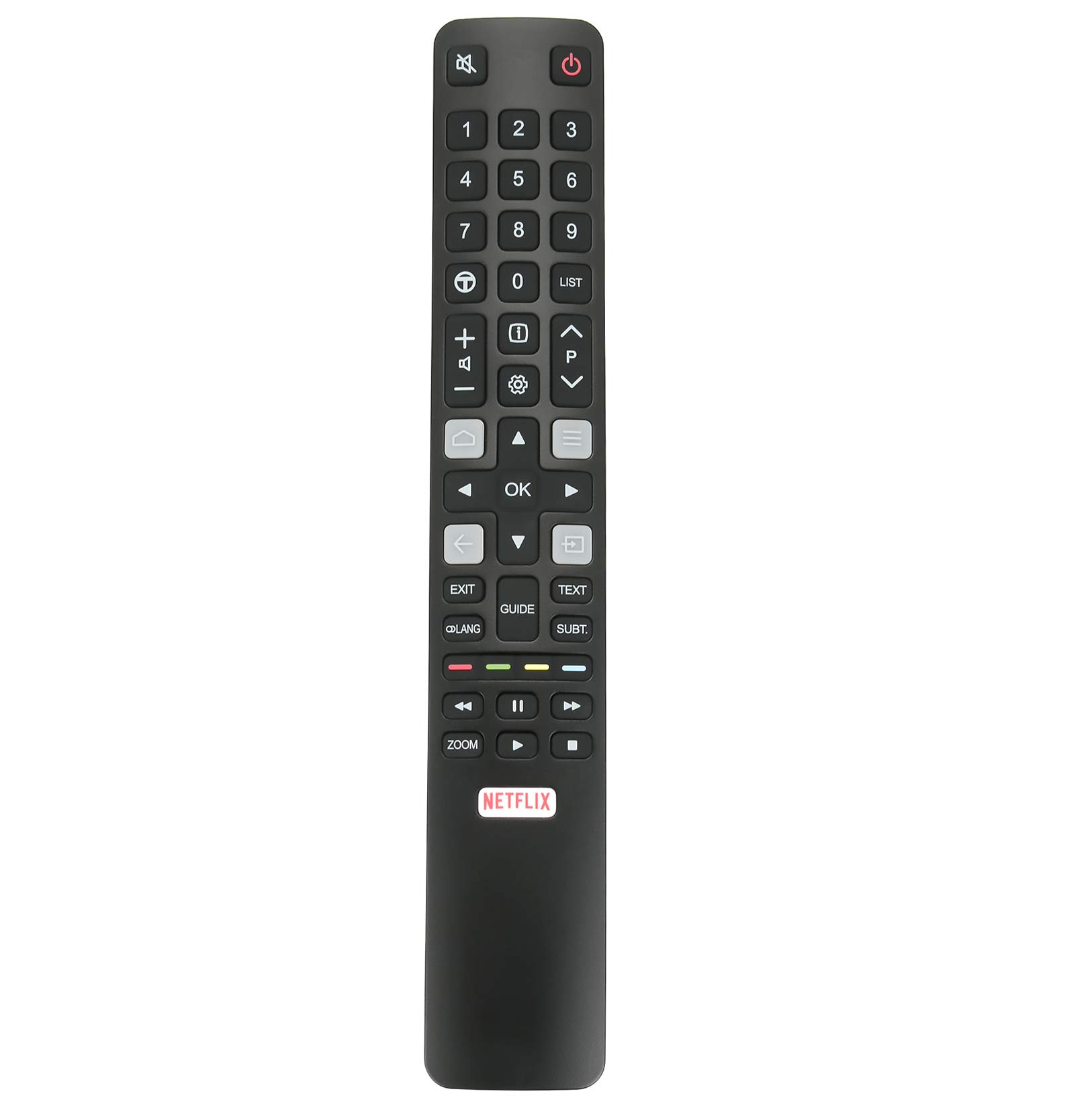 ALLIITY RC802V Telecoando Sostituito per TCL Android HDR TV 50EP680