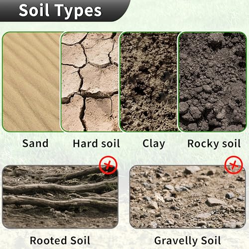 5x80cm Auger Drill Bit for Planting Garden, Earth Auger Drill Bit, Bulb Planter Post Hole Digger Garden Spiral Hole Planting Hex Driver Auger, Solid Shaft 5 5x80cm Auger Drill Bit for Planting Garden, Earth Auger Drill Bit, Bulb Planter Post Hole Digger Garden Spiral Hole Planting Hex Driver Auger, Solid Shaft - Image 5