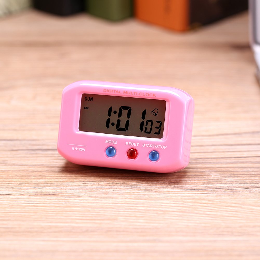 Amazon｜Asixx LCDデジタル時計 目覚まし時計 ミニ 小型 置き時計