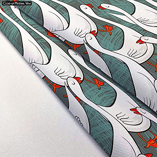 Image of ArtzFolio White Gooses | Reusable Sack Bag | Bag for Gym, Storage, Vegetable & Travel
