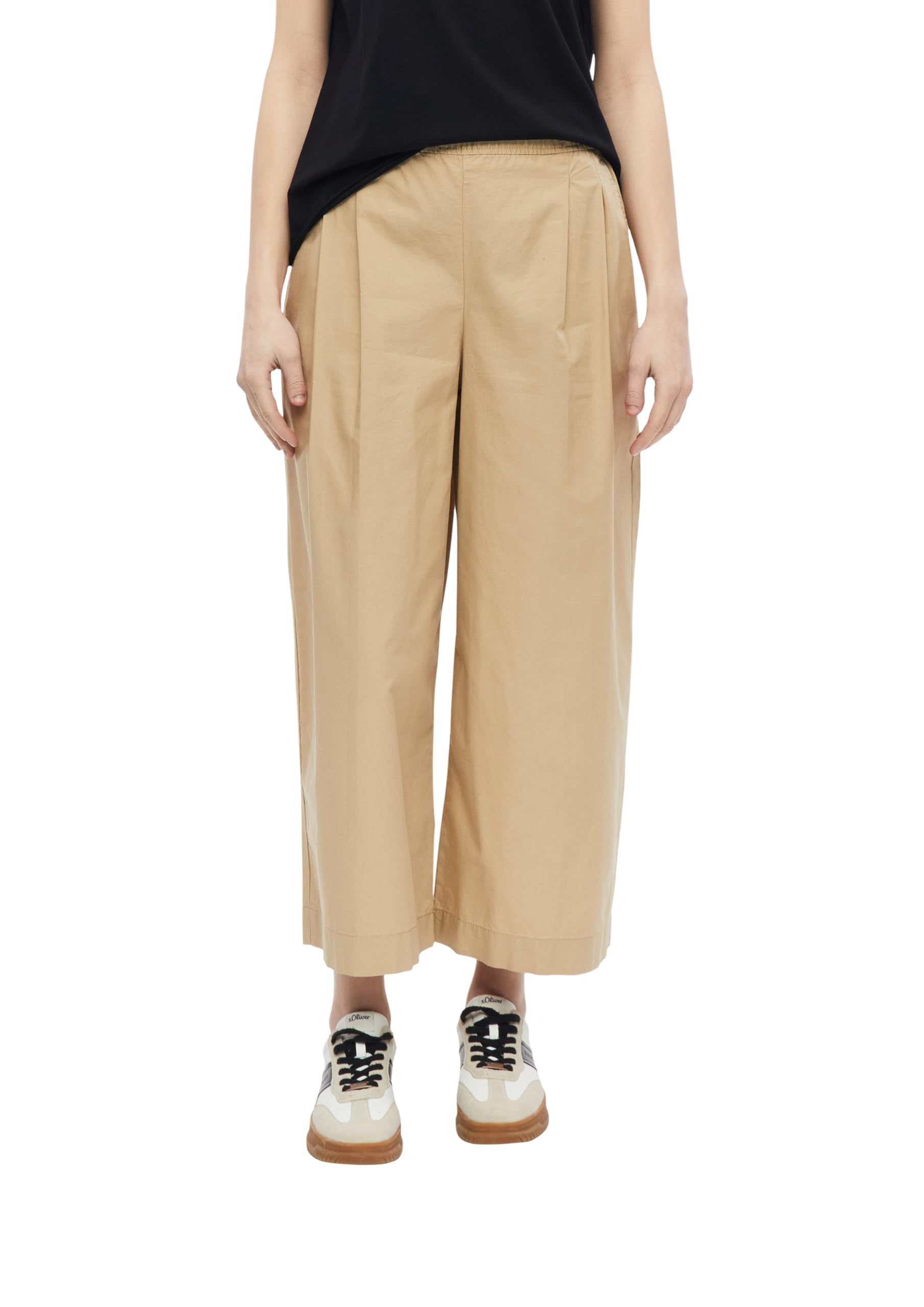 s.Oliver Women's Culotte 2179170, Brown, 12