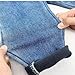 Newborn Baby Fleece Lined Jeans Toddler Elastic Waist Sherpa Skinny Fit Padded Winter Warm Denim (Blue, 6-7 Years)