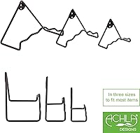 Vista 7 de Colgador de pared de placa mediano, paquete de 2