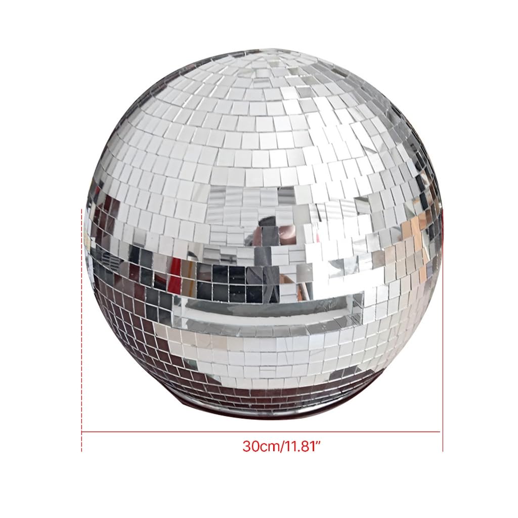 Casque de boule discothèque en verre réfléchissant pour fêtes de danse