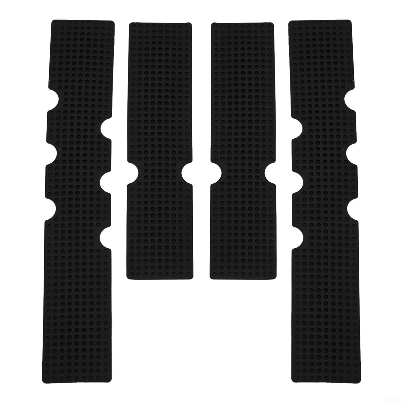 Nexbrill Bicycle Handlebar Tape with Silica Gel Pads, Anti-Shock Absorption Grip for Road Bike, High Toughness Non-Slip Bar Wrap, Black 4-Pack