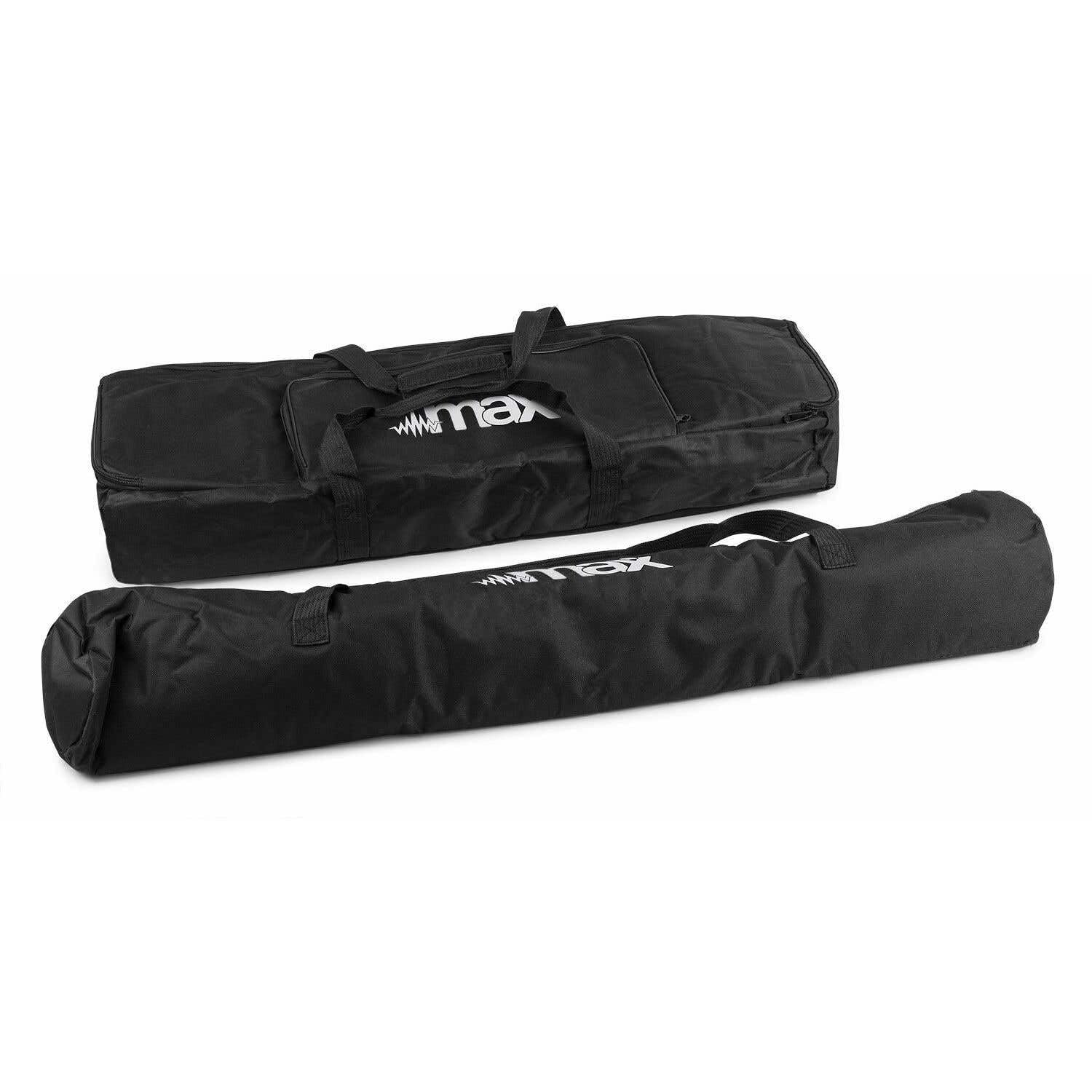 MAX AC150 Sacs pour Projecteurs Tout-en-Un de la Série PartyBar - Noir, Idéal pour Un Transport Facile et Sécurisé de Votre Projecteur Partybar