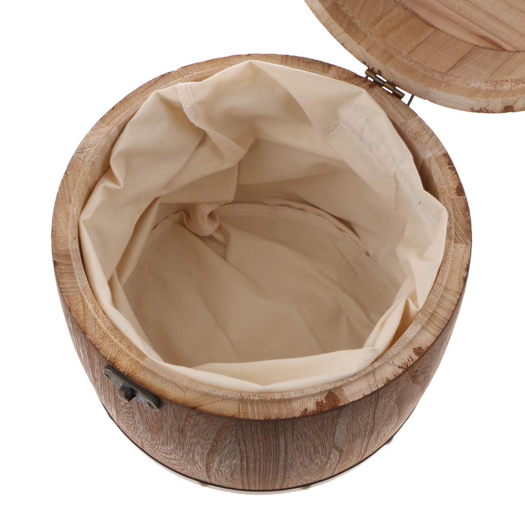 Großes Teefass Aus Holz, Küchenaufbewahrungsbehälter für Losen Tee, Mehl, Kaffee, Bohnen Und Konserven, L