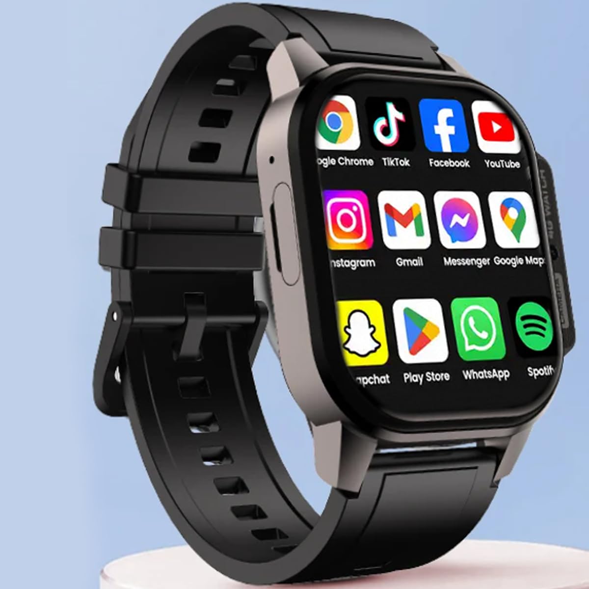 OBA Smartwatch 4G LTE Smart Watch Monitoraggio Salute, cardio, Cassa 49mm, Ossigeno O2, fitness, GPS integrato, IP67,fotocamera, display OMOLED,Batteria 1000Ah, smartphone in soli 49mm Watch S5
