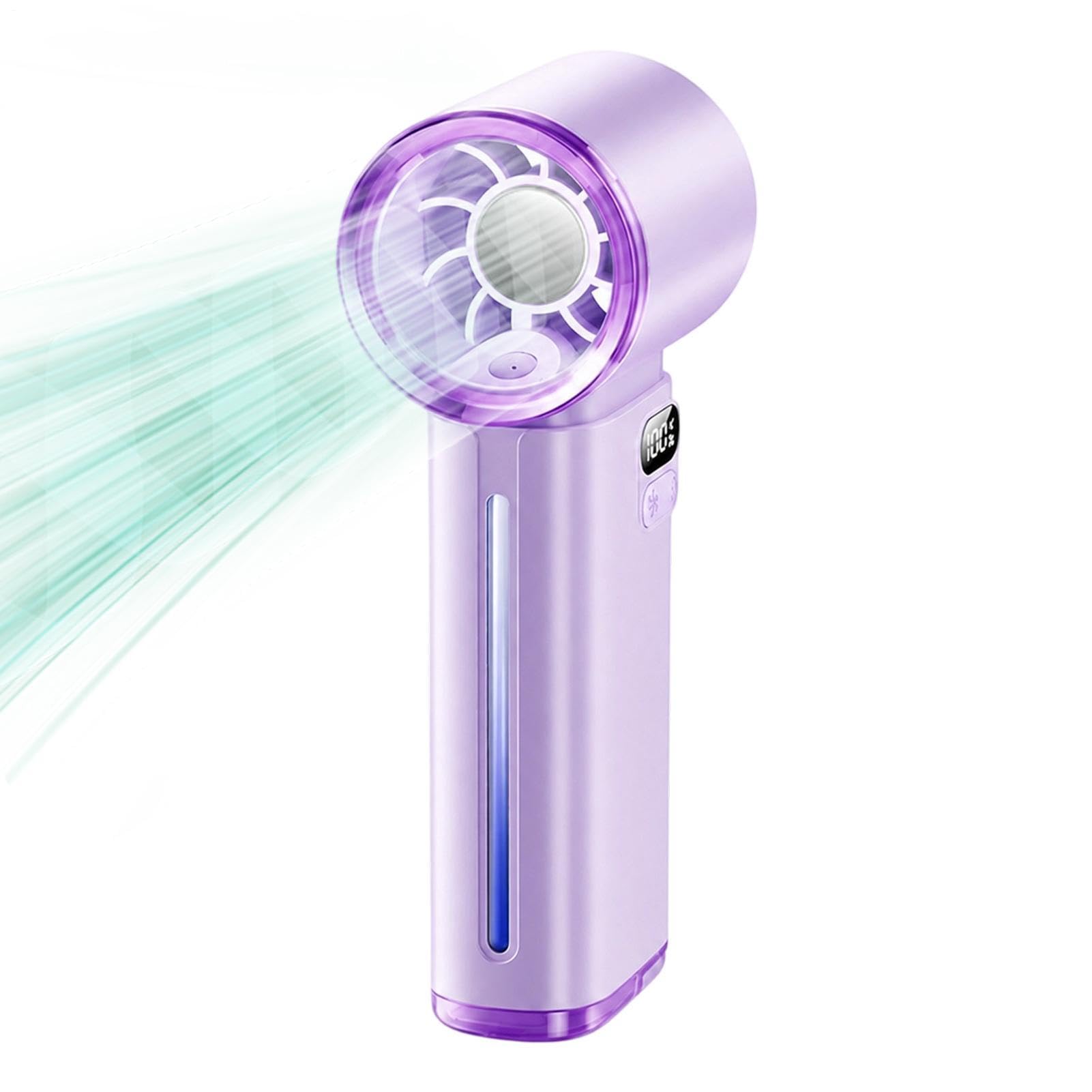 Ventilador personal con nebulizador portátil de 199 velocidades y placa fría 8
