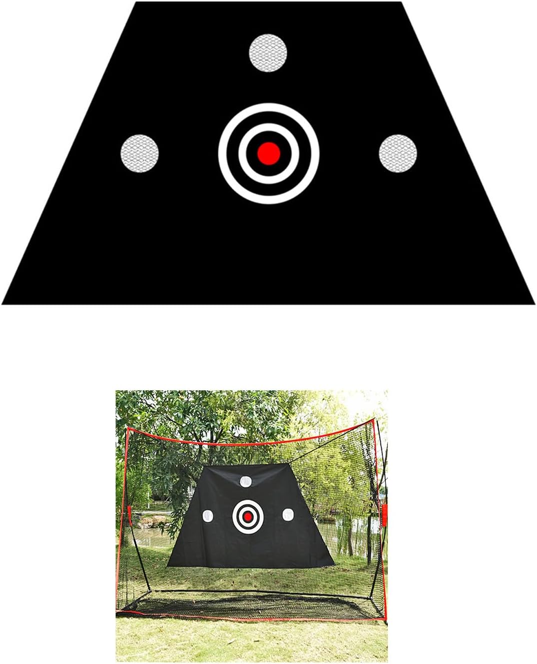 Golfs Targets Cloth Hitting Net Practice Training Replacement Cloth for Outdoor Backyard Folding Golf Hitting Net Targets Golf Training Accessory