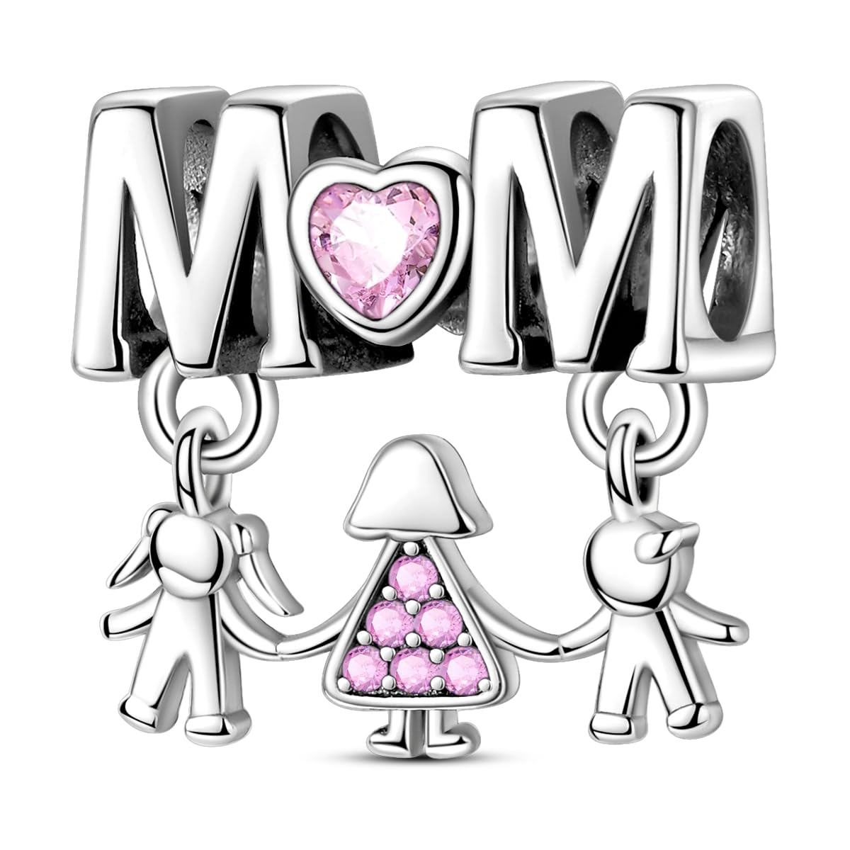 925 Sterling Silver Charms for Charm Bracelets Necklace European Jewelry Pendant Beads Charm Birthday Bracelet Charms for Women Mother-image-13