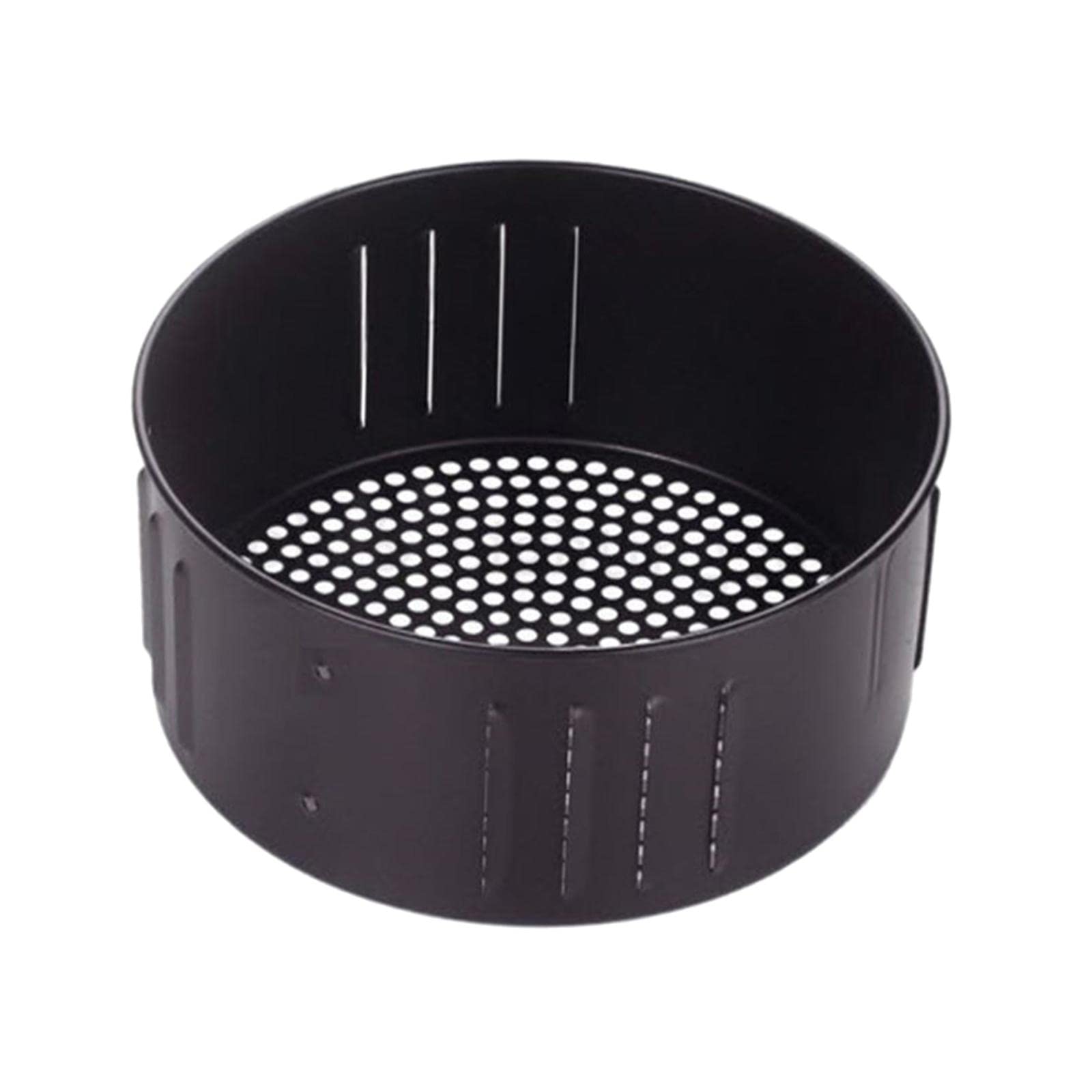 Air Fryer Replacement Basket Bread Pan Sturdy Baking Tr | Air Fryer Replacement Basket Bread Pan Sturdy Baking Tray 2.6L 19x9.3cm Cast Iron Bk-image-4