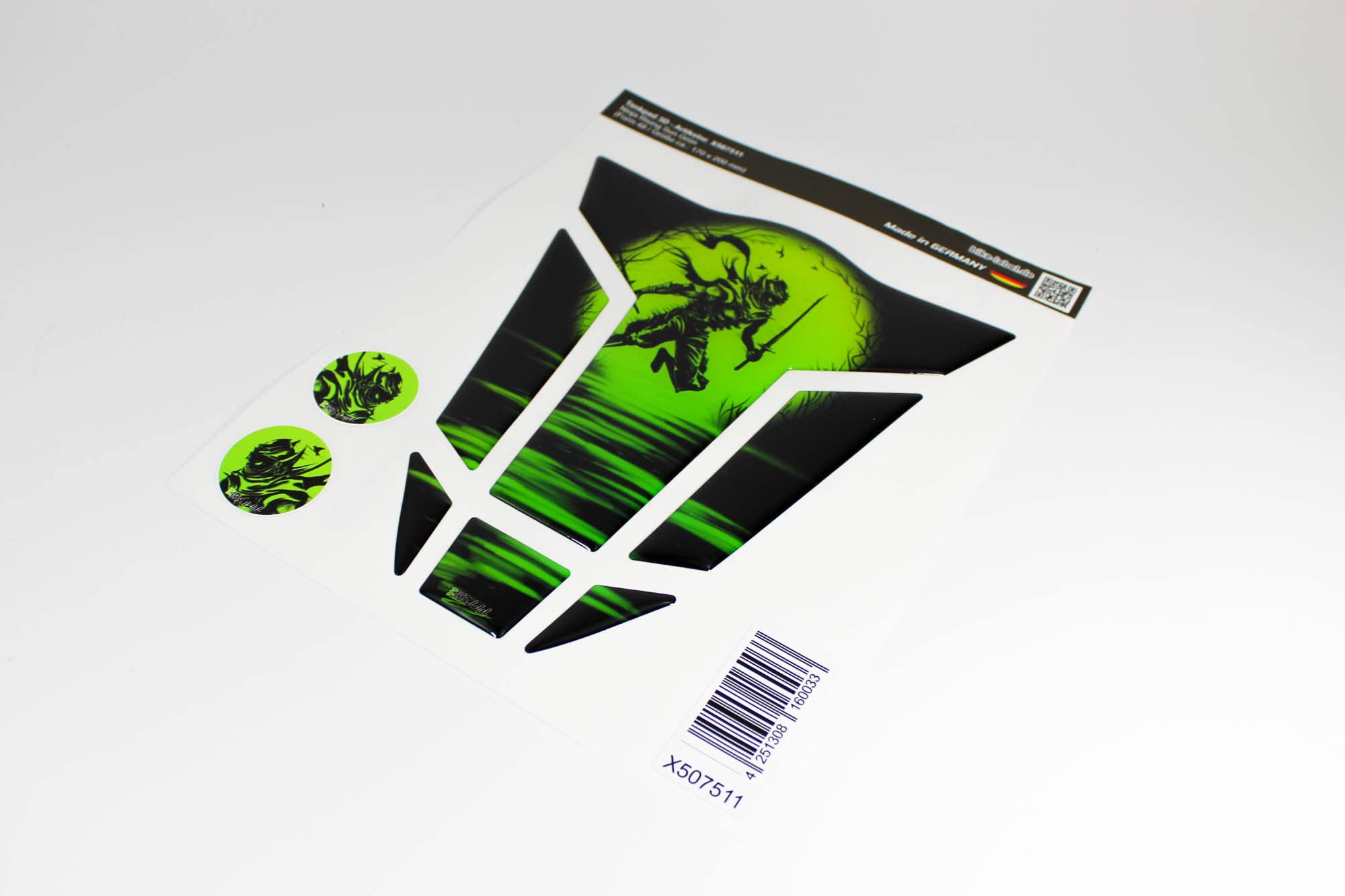 BIKE-label Adesivo per serbatoio 3D per moto, Ninja Rising