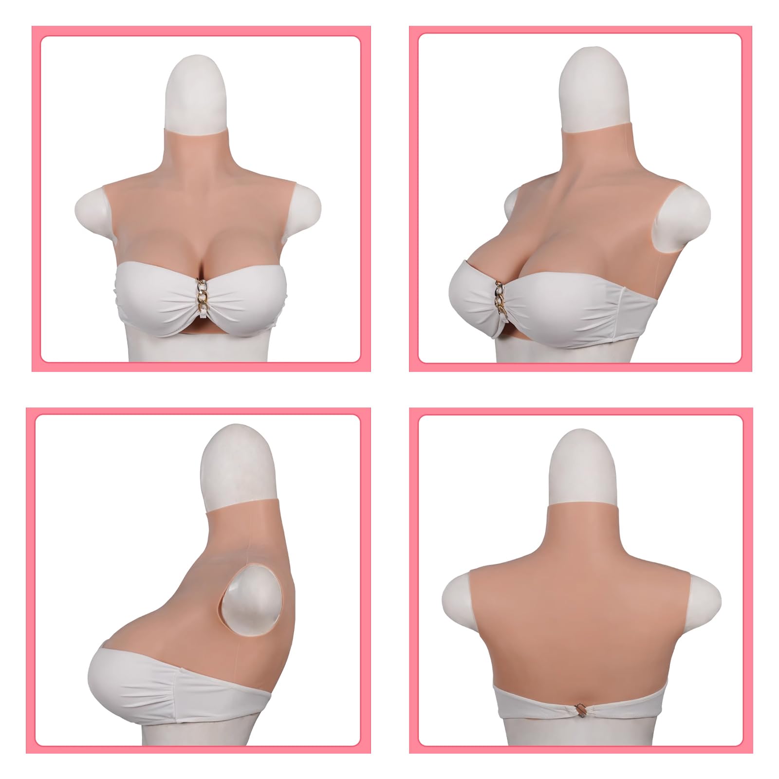 Amazon.co.jp: [HYRETENORU] シリコンバスト 女性向け 胸収納スペース