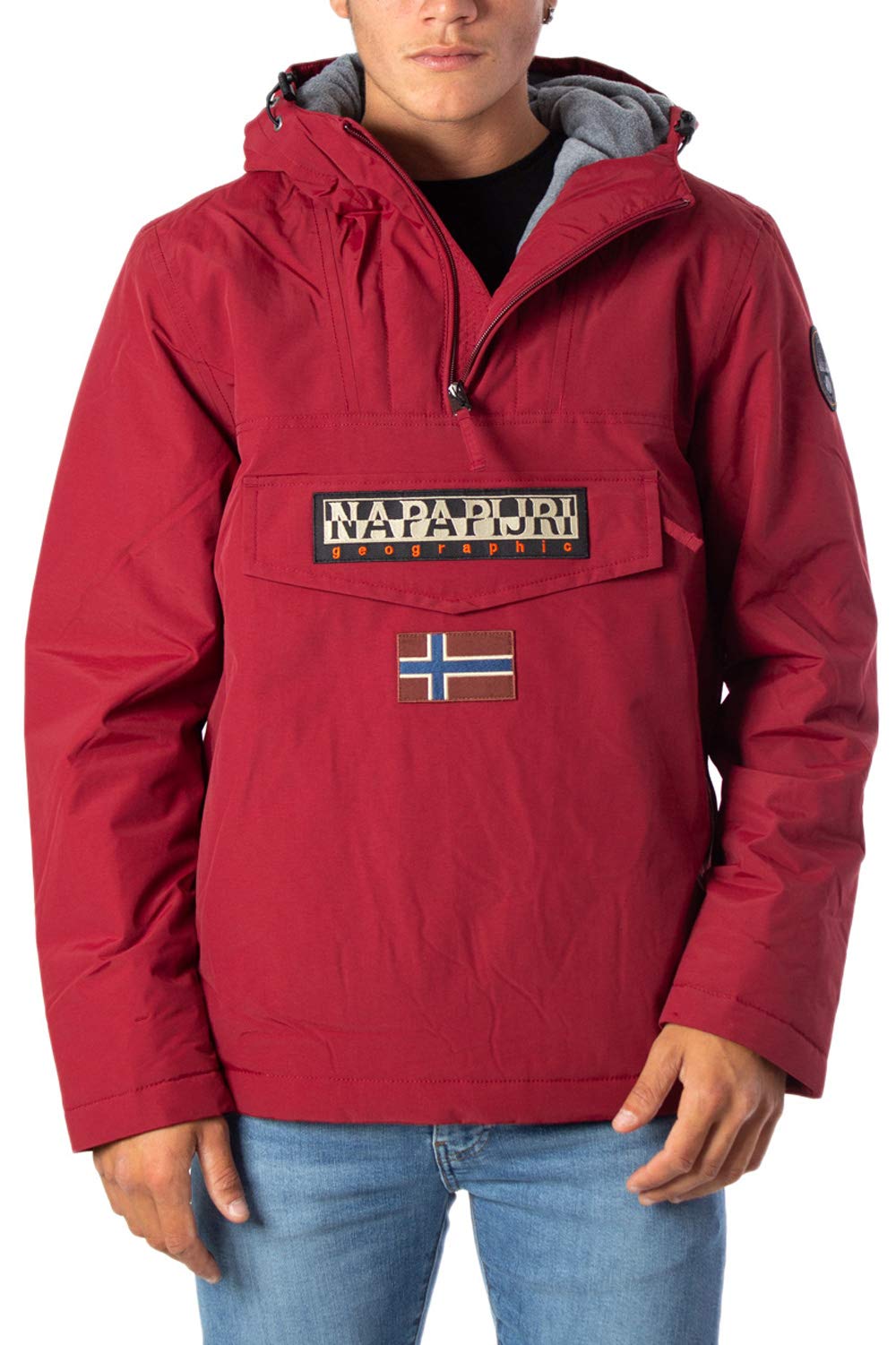 NAPAPIJRI - Men's red Rainforest Winter jacket - Size S
